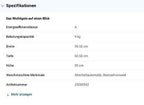 Bauknecht Waschmaschine NM11 941 WS F CH 9 kg Energylabel: A